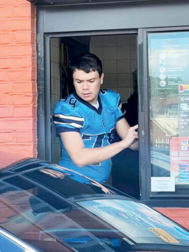 Putting his stamp on life: Frontier grad combines, arts, athletics, academics with hard work